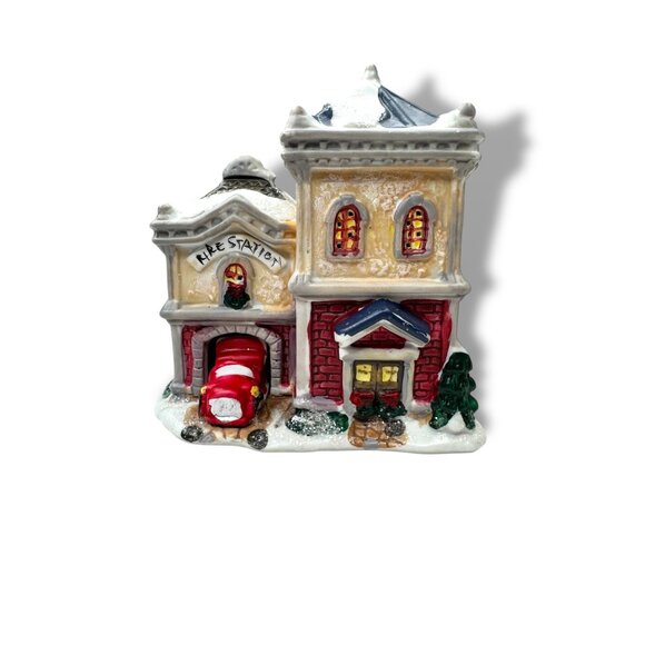 Wellington Square Other - Wellington Square Fire Station Christmas Winter Village 2004